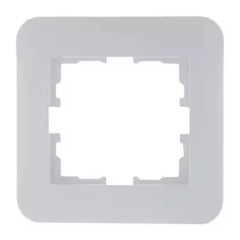 рамка 1 пост LEZARD Karina Life горизонтальная белый