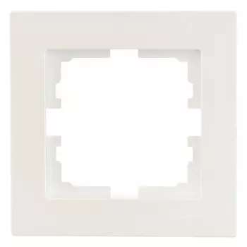 рамка 1 пост LEZARD Vesna горизонтальная жемчужно-белый перламутр