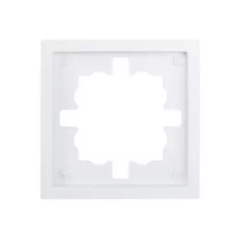 рамка 1 пост LEZARD Zima универсальная белая