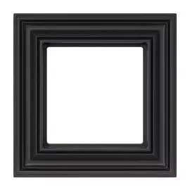 рамка 1 пост LIREGUS Retro матовый черный