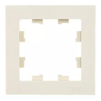 рамка 1 пост SCHNEIDER ELECTRIC Atlas Design бежевый