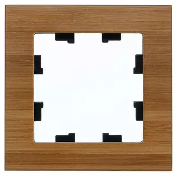 рамка 1 пост SCHNEIDER ELECTRIC Atlasdesign Nature дерево бамбук