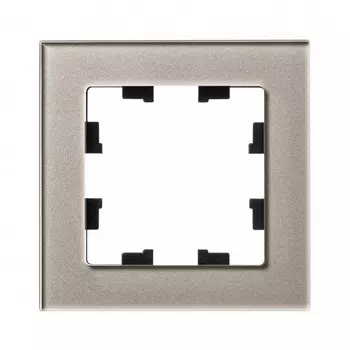 рамка 1 пост SCHNEIDER ELECTRIC Atlasdesign Nature стекло шампань