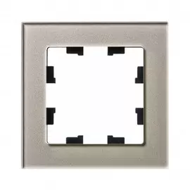 рамка 1 пост SCHNEIDER ELECTRIC Atlasdesign Nature стекло шампань