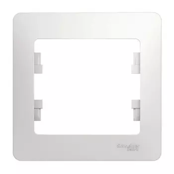 рамка 1 пост SCHNEIDER ELECTRIC Glossa белый
