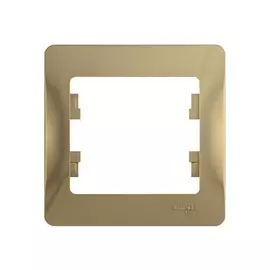 рамка 1 пост SCHNEIDER ELECTRIC Glossa титан