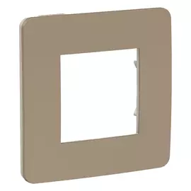 рамка 1 пост SCHNEIDER ELECTRIC Unica Studio песочный