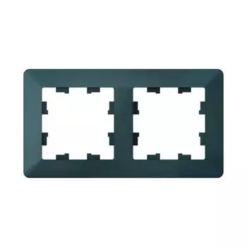 рамка 2 поста AtlasDesign Air изумруд