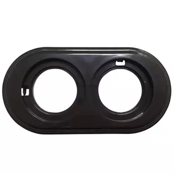 рамка 2 поста BIRONI Лизетта коричневый