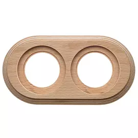 рамка 2 поста BIRONI Лизетта натурэль