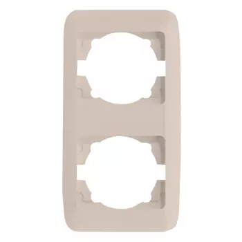 рамка 2 поста GUNSAN Fantasy крем