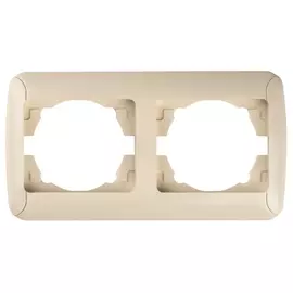 рамка 2 поста GUNSAN Fantasy крем