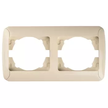 рамка 2 поста GUNSAN Fantasy, кремовый