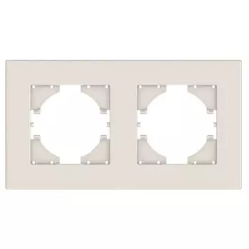 рамка 2 поста GUSI City горизонтальная белый