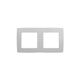 рамка 2 поста ЭРА серия 12 белый
