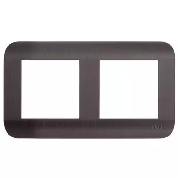 рамка 2 поста LUXAR Deco венге