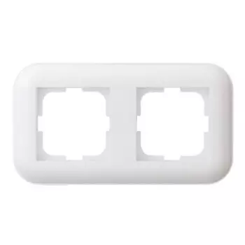 рамка 2 поста OVIVO Loft белый