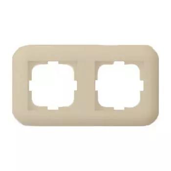 рамка 2 поста OVIVO Loft крем
