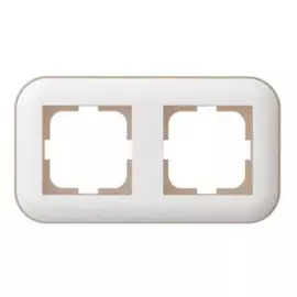 рамка 2 поста OVIVO Loft крем-крафт