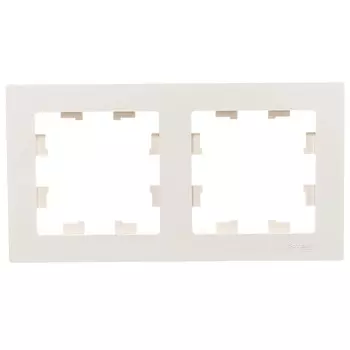 рамка 2 поста SCHNEIDER ELECTRIC Atlas Design бежевый