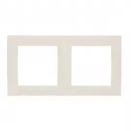 рамка 2 поста SIMON серия 15 слоновая кость