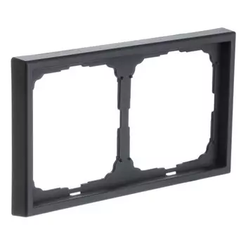 рамка 2 поста SYSTEME ELECTRIC Art Gallery базальт