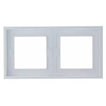 рамка 2 поста SYSTEME ELECTRIC Art Gallery IP44 белый