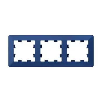 рамка 3 поста AtlasDesign Air аквамарин