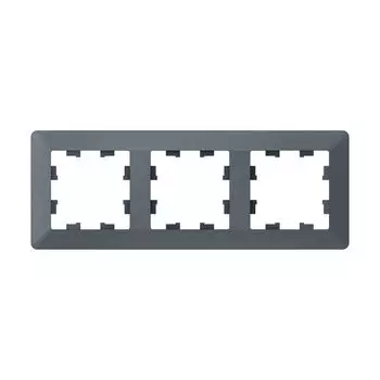 рамка 3 поста AtlasDesign Air грифель