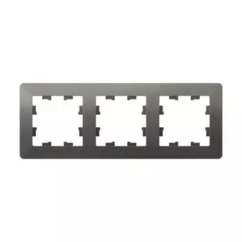 рамка 3 поста AtlasDesign Air сталь