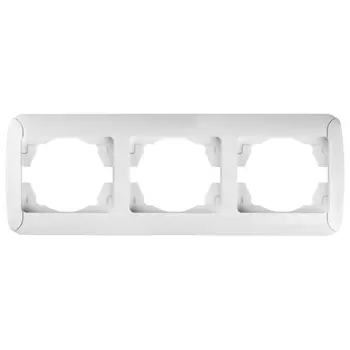 рамка 3 поста GUNSAN Fantasy, белый