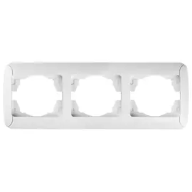 рамка 3 поста GUNSAN Fantasy горизонтальная белый
