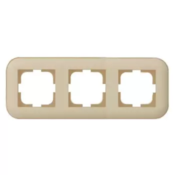 рамка 3 поста OVIVO Loft крафтовый