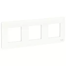 рамка 3 поста SCHNEIDER ELECTRIC Unica Studio белый