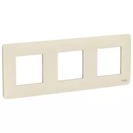 рамка 3 поста SCHNEIDER ELECTRIC Unica Studio бежевый