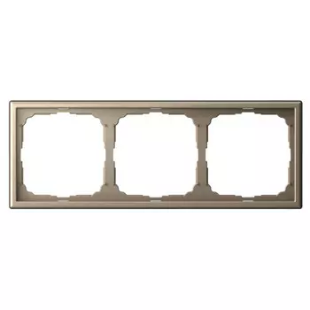 рамка 3 поста SYSTEME ELECTRIC Art Gallery шампань