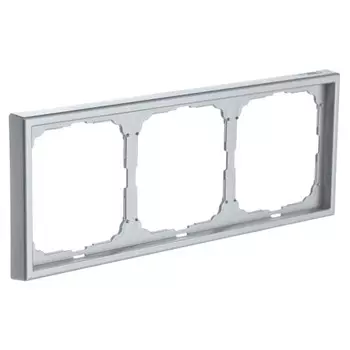 рамка 3 поста SYSTEME ELECTRIC Art Gallery алюминий