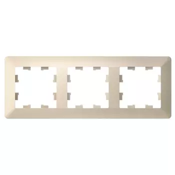 рамка 3 поста SYSTEME ELECTRIC Atlas Design AIR бежевый