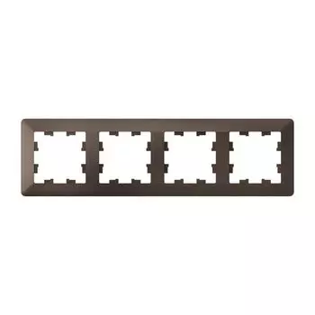 рамка 4 поста AtlasDesign Air мокко