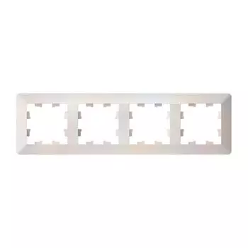 рамка 4 поста AtlasDesign Air жемчуг