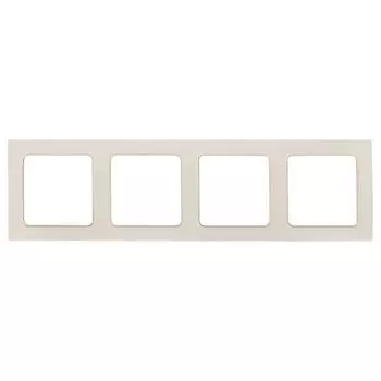 рамка 4 поста EKF Стокгольм белый