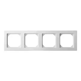 рамка 4 поста LIREGUS Epsilon белый