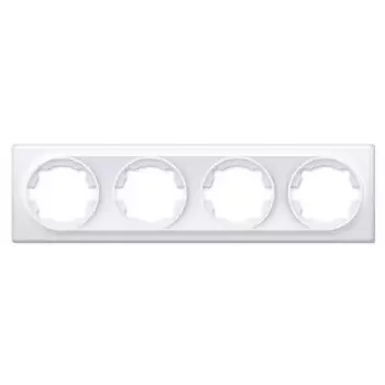 рамка 4 поста ONEKEYELECTRO Florence белый
