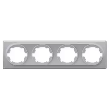 рамка 4 поста ONEKEYELECTRO Florence серый
