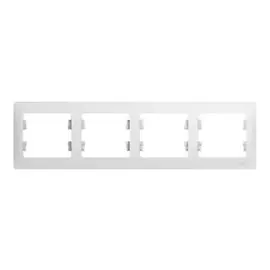 рамка 4 поста SCHNEIDER ELECTRIC Glossa белый