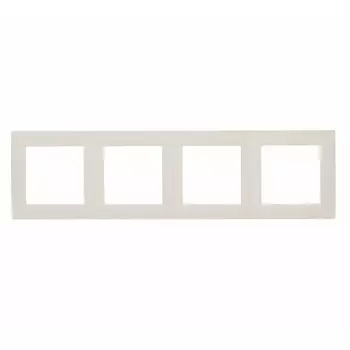 рамка 4 поста SIMON серия 15 слоновая кость