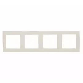 рамка 4 поста SIMON серия 15 слоновая кость
