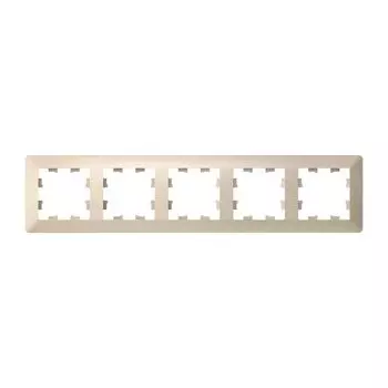 рамка 5 постов AtlasDesign Air бежевый
