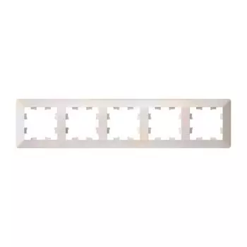 рамка 5 постов AtlasDesign Air жемчуг