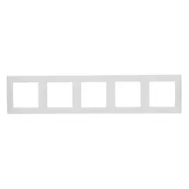 рамка 5 постов SIMON серия 15 белый